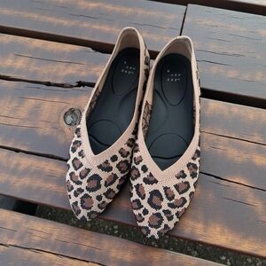 A New Day Flats Leopard Shoes NWOT